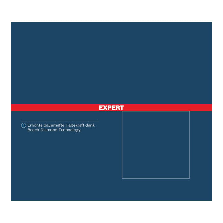 Bosch EXPERT MC16-KG 50G ETA agrafe couronne avec dos moyen, 1,6/16 g, 50 mm