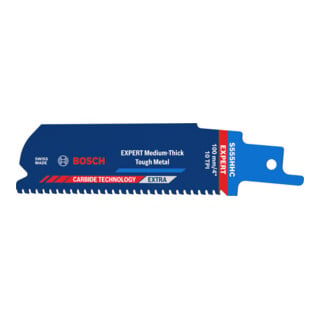 Bosch EXPERT Medium-Dik Hard Metaal S555HHC reciprozaagblad, 10-dlg.