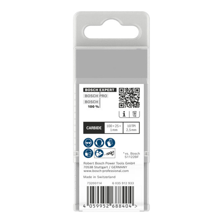 Bosch EXPERT Medium-Thick Tough Metal S555HHC Säbelsägeblatt, 10-tlg.