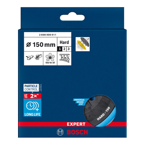 Bosch EXPERT Meergatensteun voor Bosch 150mm hard voor excentrische schuurmachine