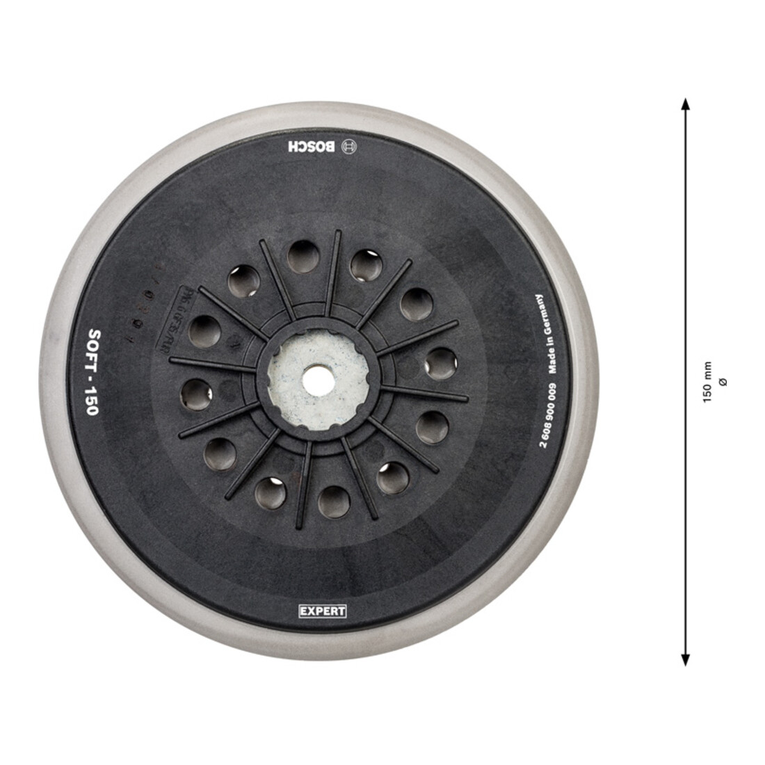 Bosch EXPERT Meergatensteun voor Bosch 150mm Soft voor excentrische schuurmachine