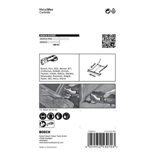 Bosch EXPERT MetalMax PAIZ 45 AIT Mes voor multifunctioneel gereedschap