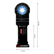 Bosch Expert MetalMax PAIZ 32 AIT lame pour outils multifonctions, 50 x 32 mm-5