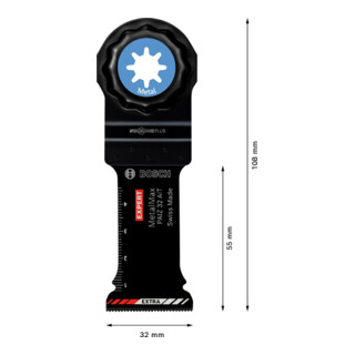 Bosch EXPERT MetalMax PAIZ 45 AIT Mes voor multifunctioneel gereedschap
