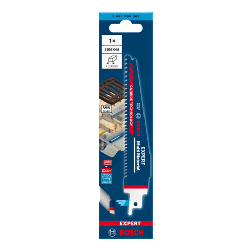 Lame de scie sabre Bosch EXPERT tous matériaux S 1156 XHM