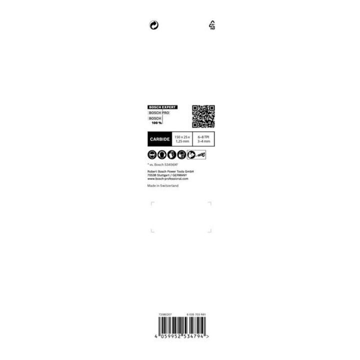 Bosch Expert "Multi Material" 956 XHM lame de scie alternative