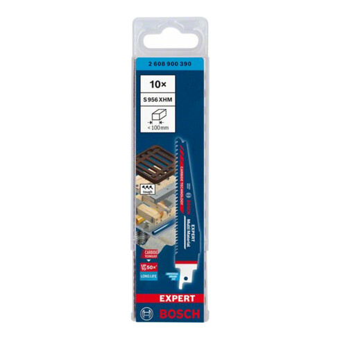 Bosch EXPERT Multi Material 956 XHM Säbelsägeblatt 1 Stück für Säbelsägen