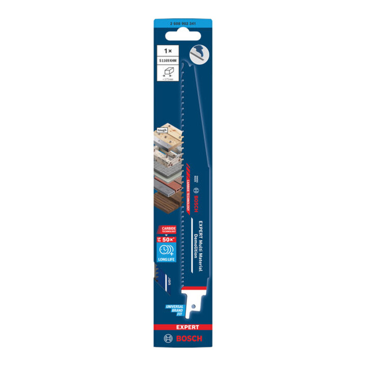 Bosch EXPERT Multi Material afbraamschijf S1169XHM voor reciprozaag