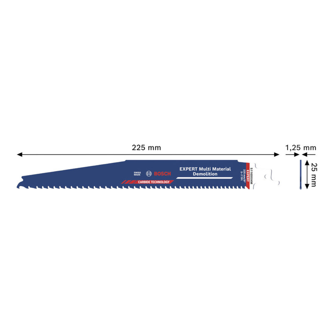 Bosch EXPERT Multi Material afbraamschraper S1169XHM, 3-dlg.