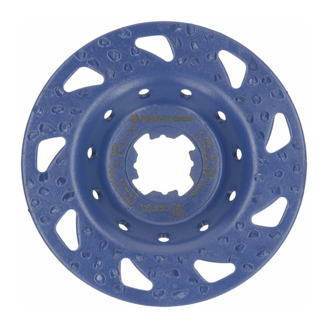 Bosch EXPERT Multi Material Carbide-Topfscheibe grob, flach, X-LOCK, 115 mm, 22,23 mm