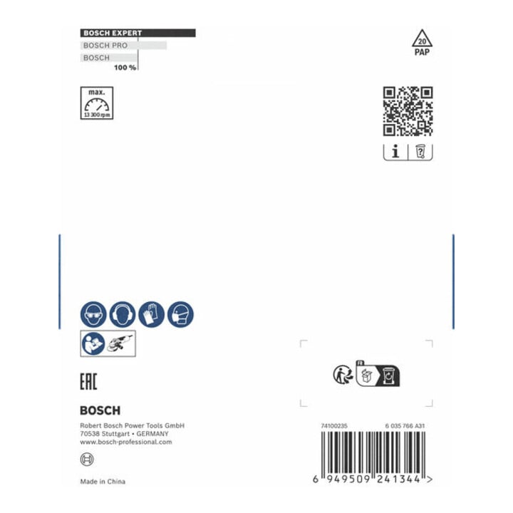 Bosch EXPERT Multi Material Carbide-Topfscheibe grob, flach, X-LOCK, 115 mm, 22,23 mm