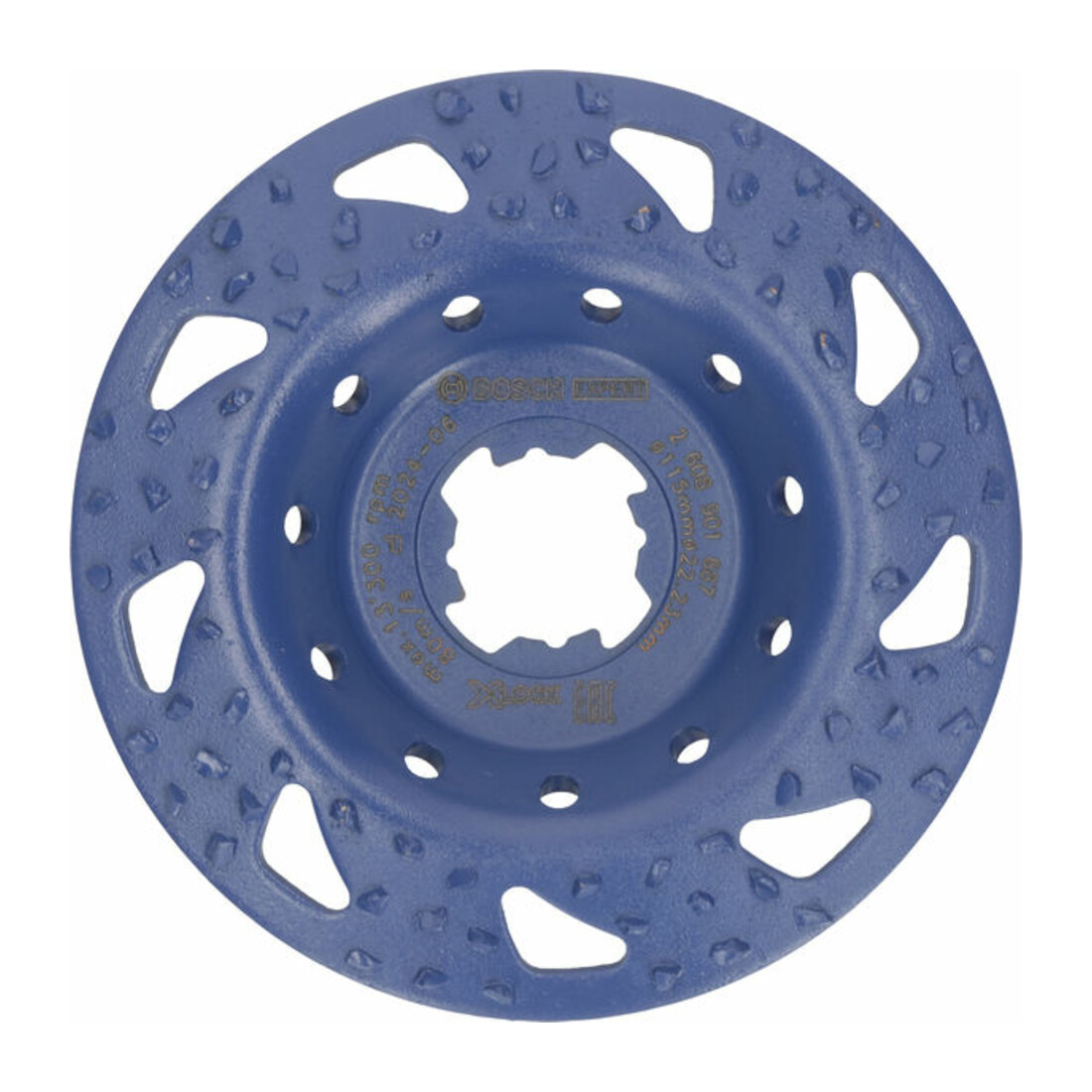 Bosch EXPERT Multi Material Carbide-Topfscheibe grob, schräg, X-LOCK, 115 mm, 22,23 mm