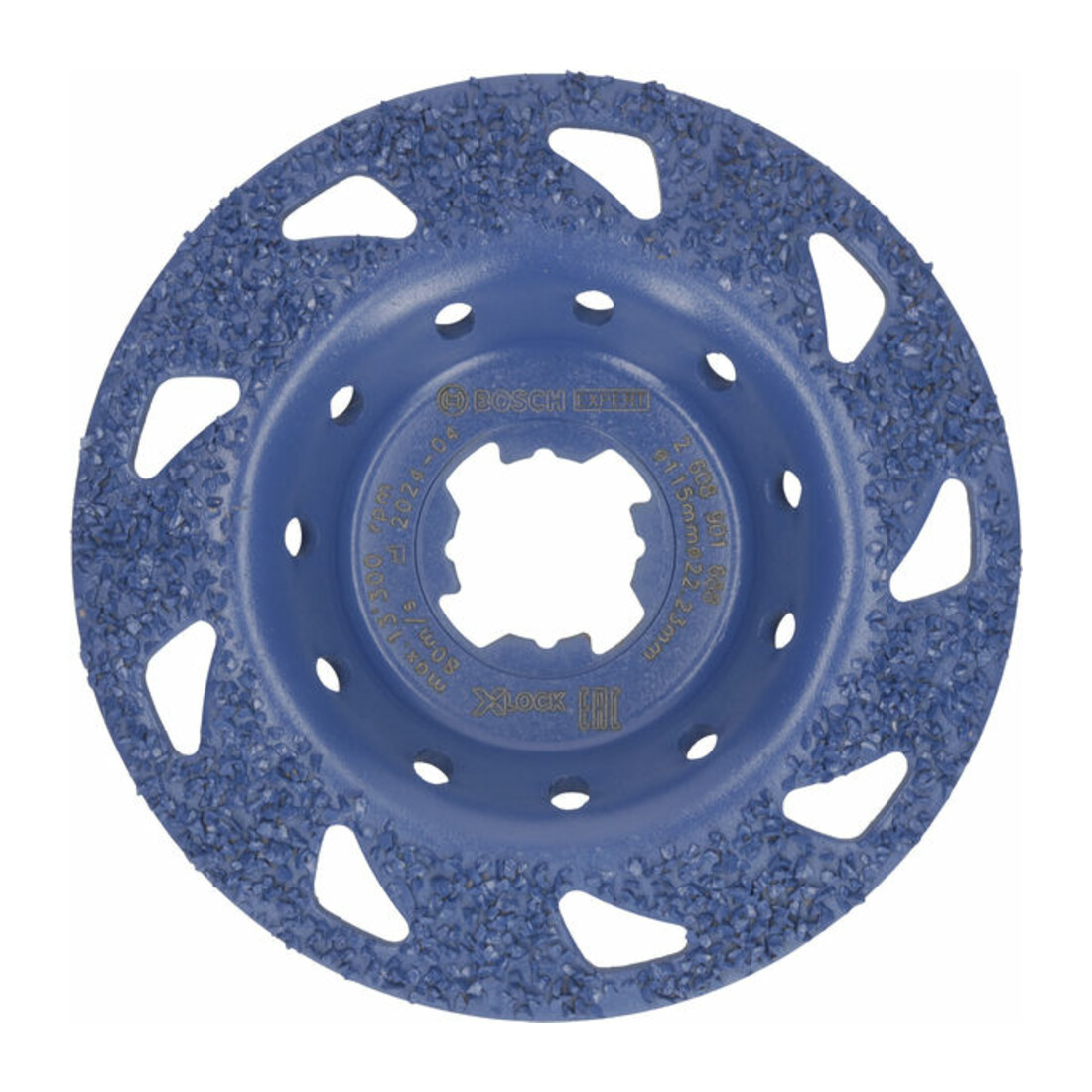 Bosch EXPERT Multi Material Carbide-Topfscheibe med., schräg, X-LOCK, 115 mm, 22,23 mm