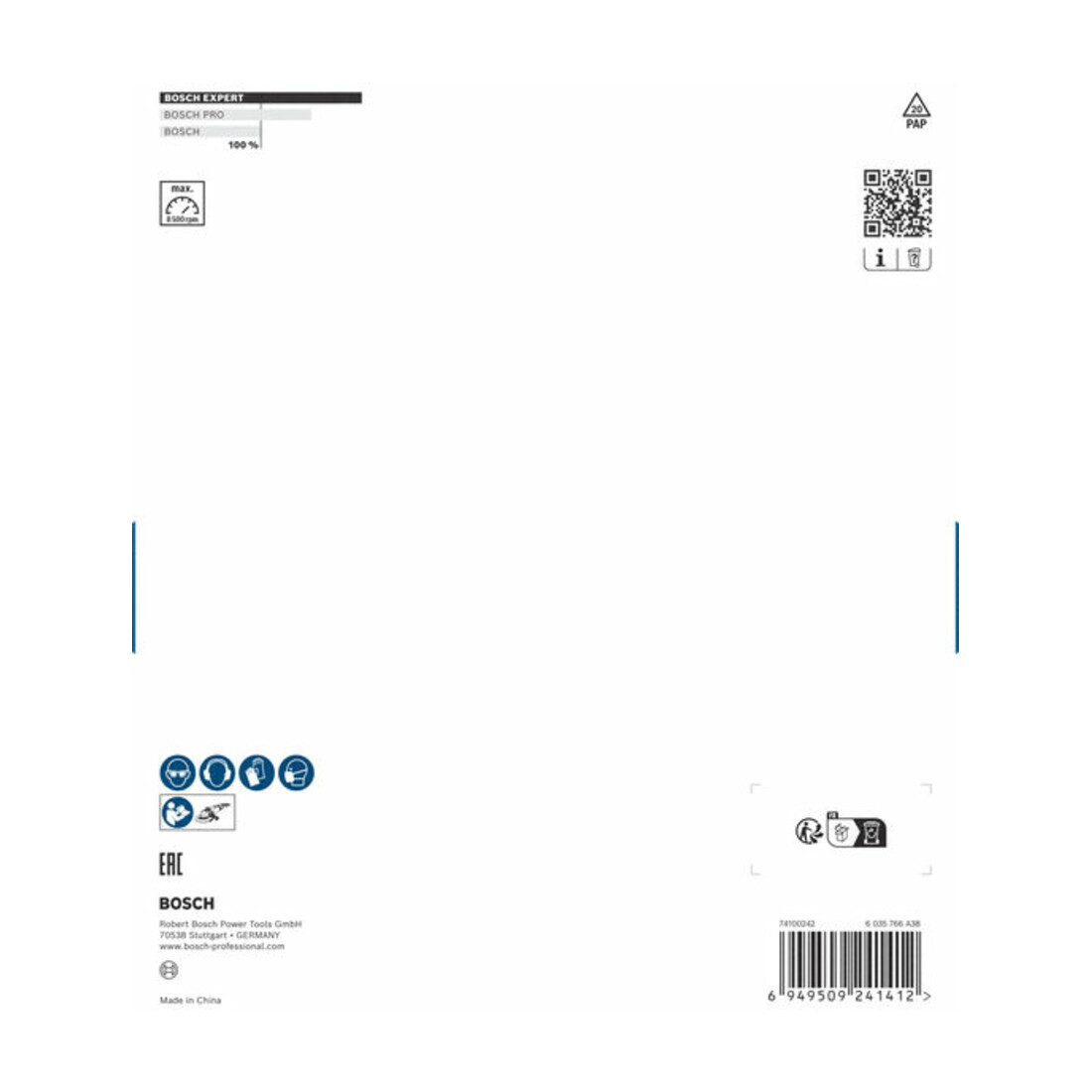 Bosch EXPERT Multi Material Carbide-Topfscheibe mittel, flach, 180 mm, 22,23 mm
