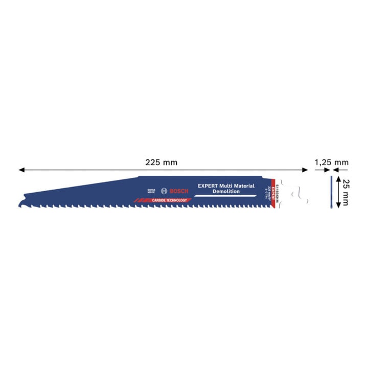 Bosch EXPERT Multi Material Demolition S1169XHM Säbelsägeblatt
