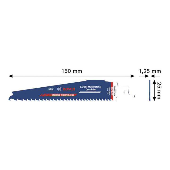 Bosch EXPERT Multi Material Demolition S969XHM Säbelsägeblatt, 10-tlg.