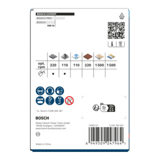 Bosch EXPERT Multi Material Power Change Plus gatenzaag, 80 x 60 mm