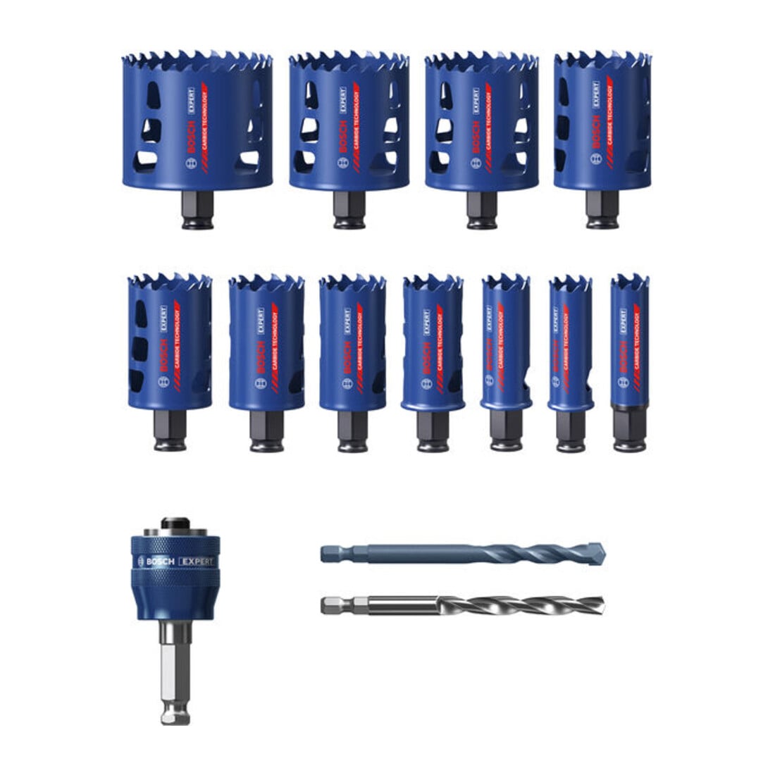 Bosch EXPERT Multi Material Power Change Plus gatenzaagset, 14-dlg.