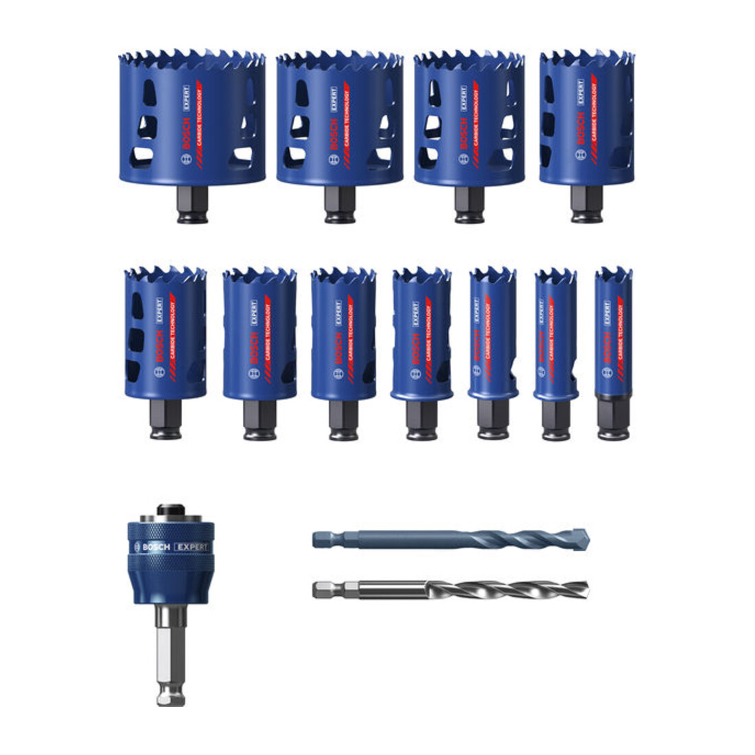 Bosch EXPERT Multi Material Power Change Plus gatenzaagset, 14-dlg.