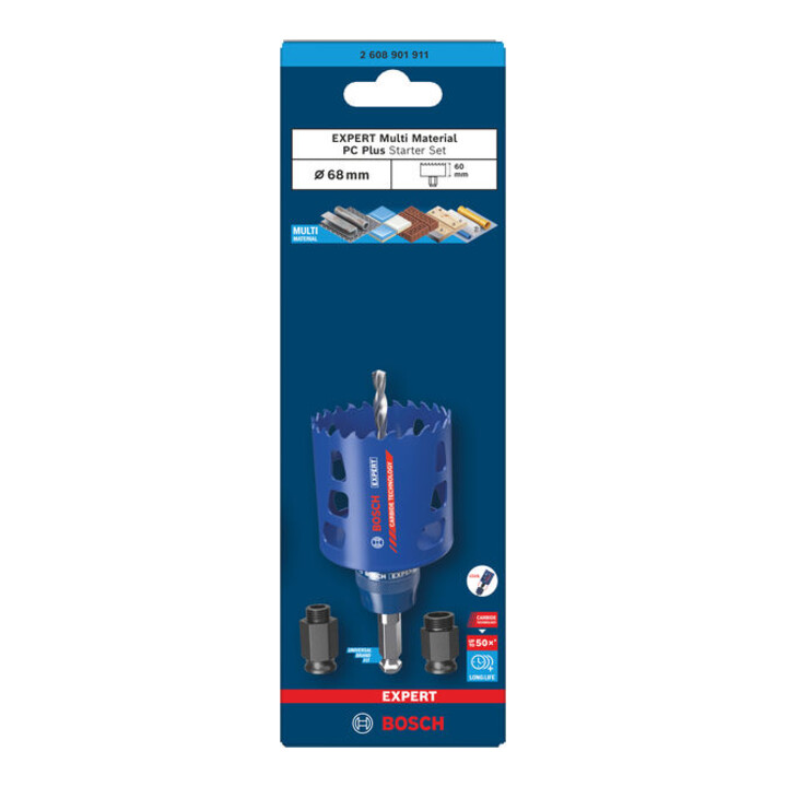 Bosch EXPERT Multi Material Power Change Plus gatenzaagset, 68 x 60 mm