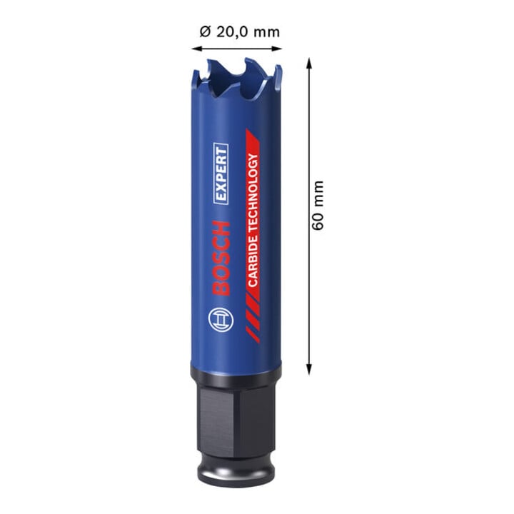 Bosch EXPERT Multi Material Power Change Plus-gatzaag, 20 x 60 mm