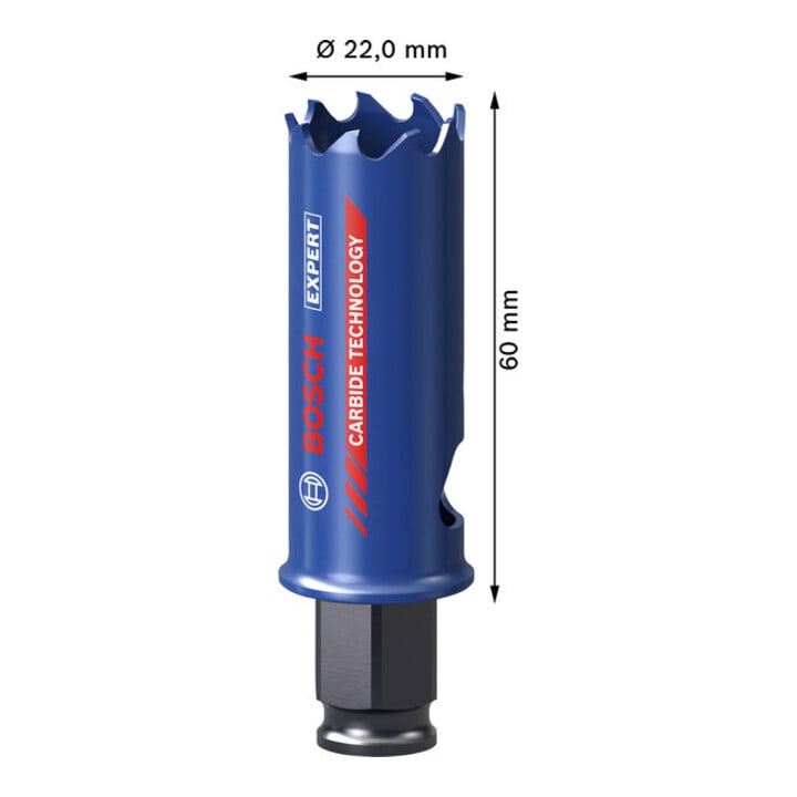 Bosch EXPERT Multi Material Power Change Plus-gatzaag, 22 x 60 mm