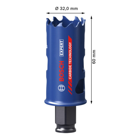 Bosch EXPERT Multi Material Power Change Plus-gatzaag, 32 x 60 mm