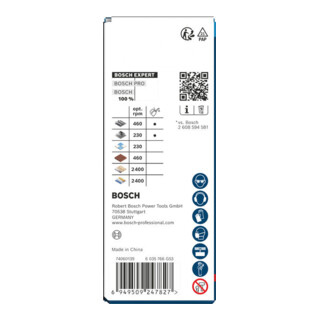 Bosch EXPERT Multi Material Power Change Plus-gatzaag, 38 x 60 mm