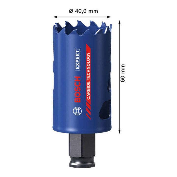 Bosch EXPERT Multi Material Power Change Plus-gatzaag, 40 x 60 mm