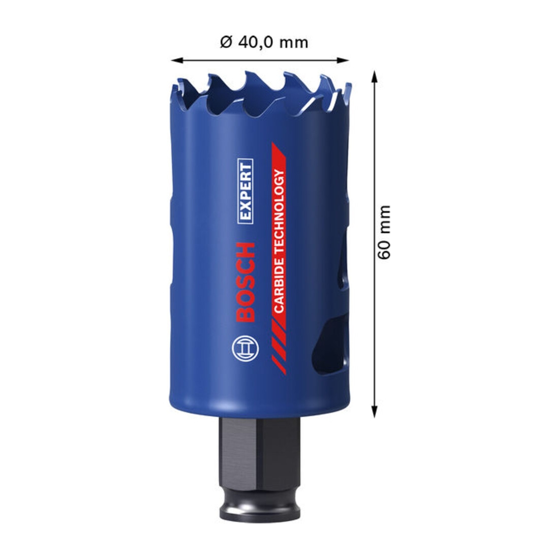 Bosch EXPERT Multi Material Power Change Plus-gatzaag, 40 x 60 mm