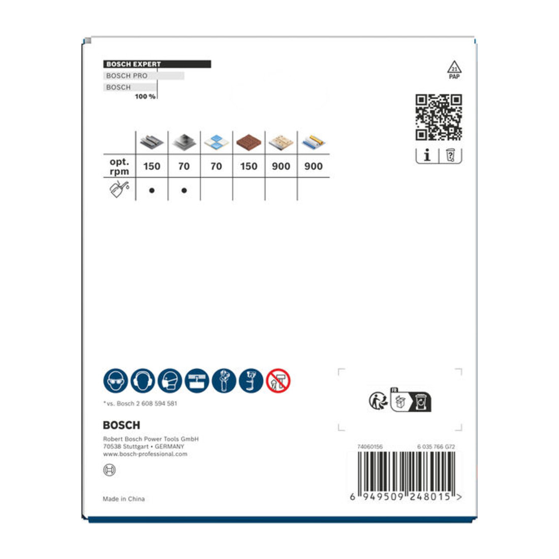 Bosch EXPERT Multi Material Power Change Plus-Lochsäge, 114 x 60 mm