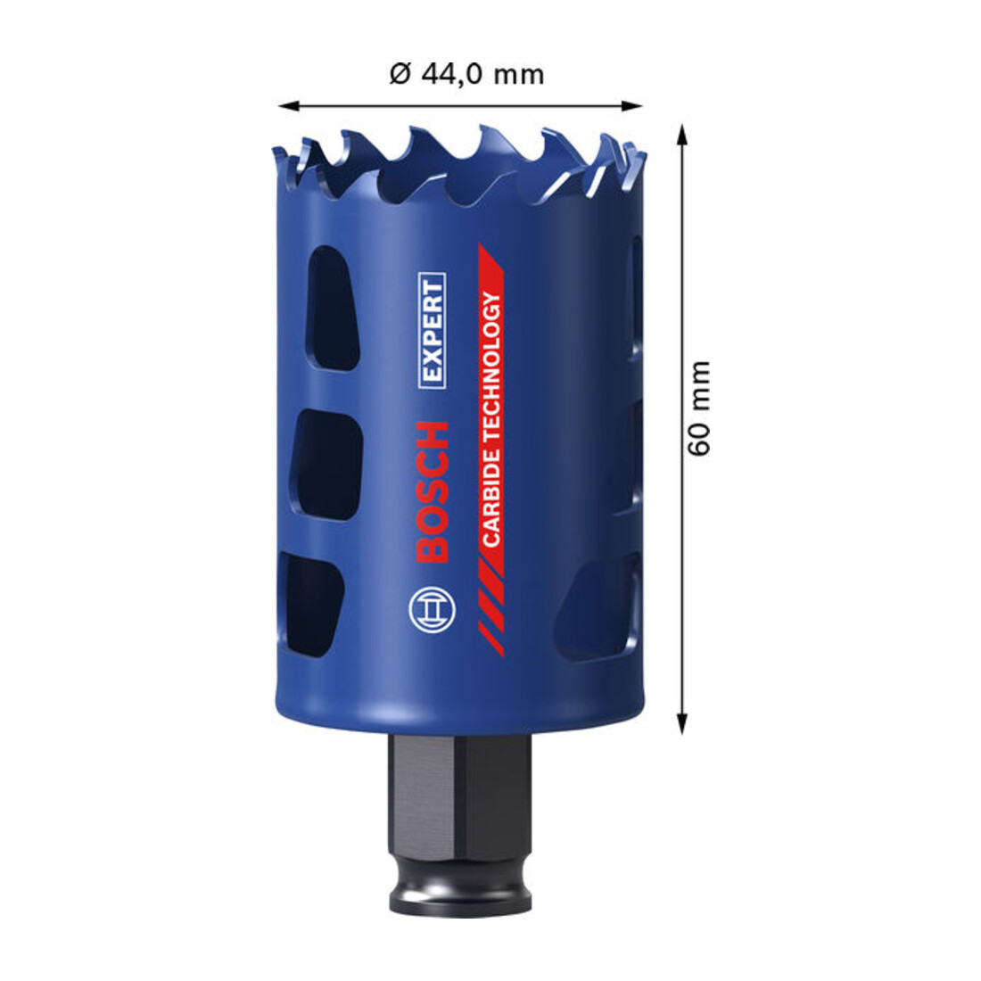 Bosch EXPERT Multi Material Power Change Plus-Lochsäge, 44 x 60 mm
