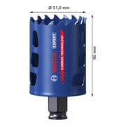 Bosch EXPERT Multi Material Power Change Plus-Lochsäge, 51 x 60 mm-4