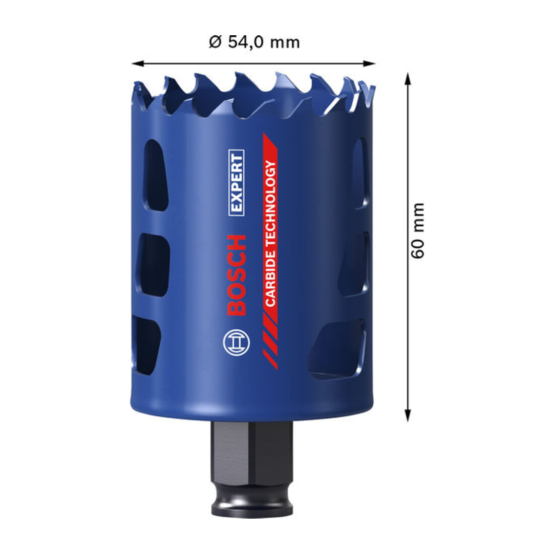Bosch EXPERT Multi Material Power Change Plus-Lochsäge, 54 x 60 mm