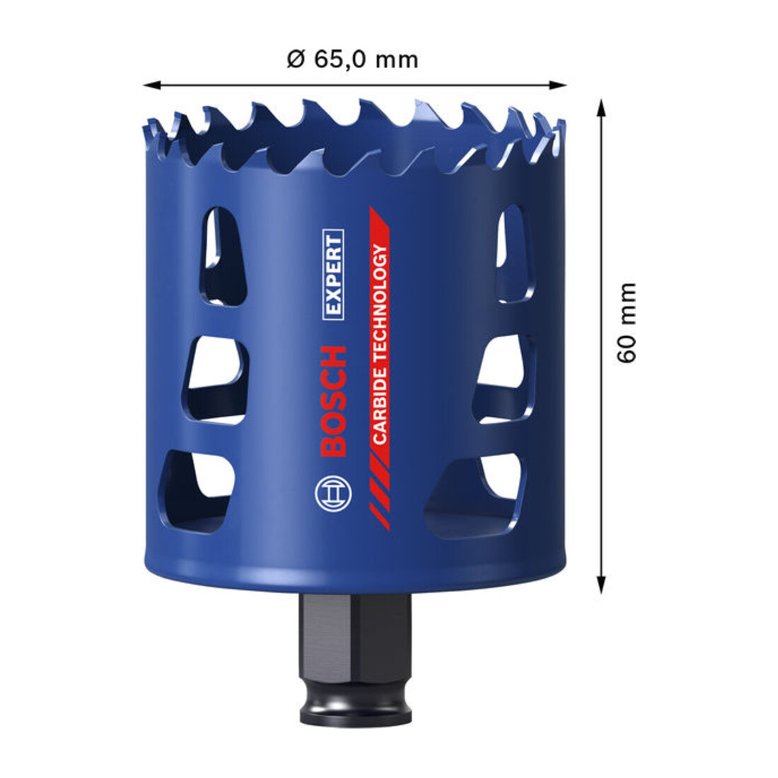 Bosch EXPERT Multi Material Power Change Plus-Lochsäge, 65 x 60 mm