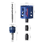 Bosch EXPERT Multi Material Power Change Plus-Lochsägen Kit, 68 x 60 mm-4