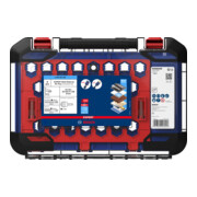 Bosch EXPERT Multi Material Power Change Plus-seghe a tazza, 22/25/35/40/51/68x60 mm, 9 pezzi