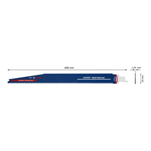 Bosch EXPERT 'Multi Material' S 1256 XHM reciprozaagblad
