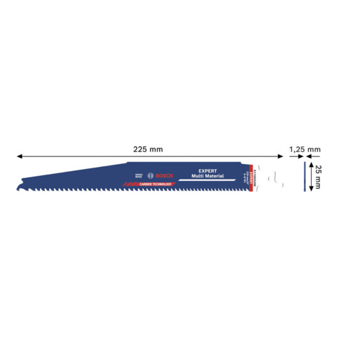 Bosch EXPERT Multi Material S1159XHM reciprozaagbladen, 10-dlg.