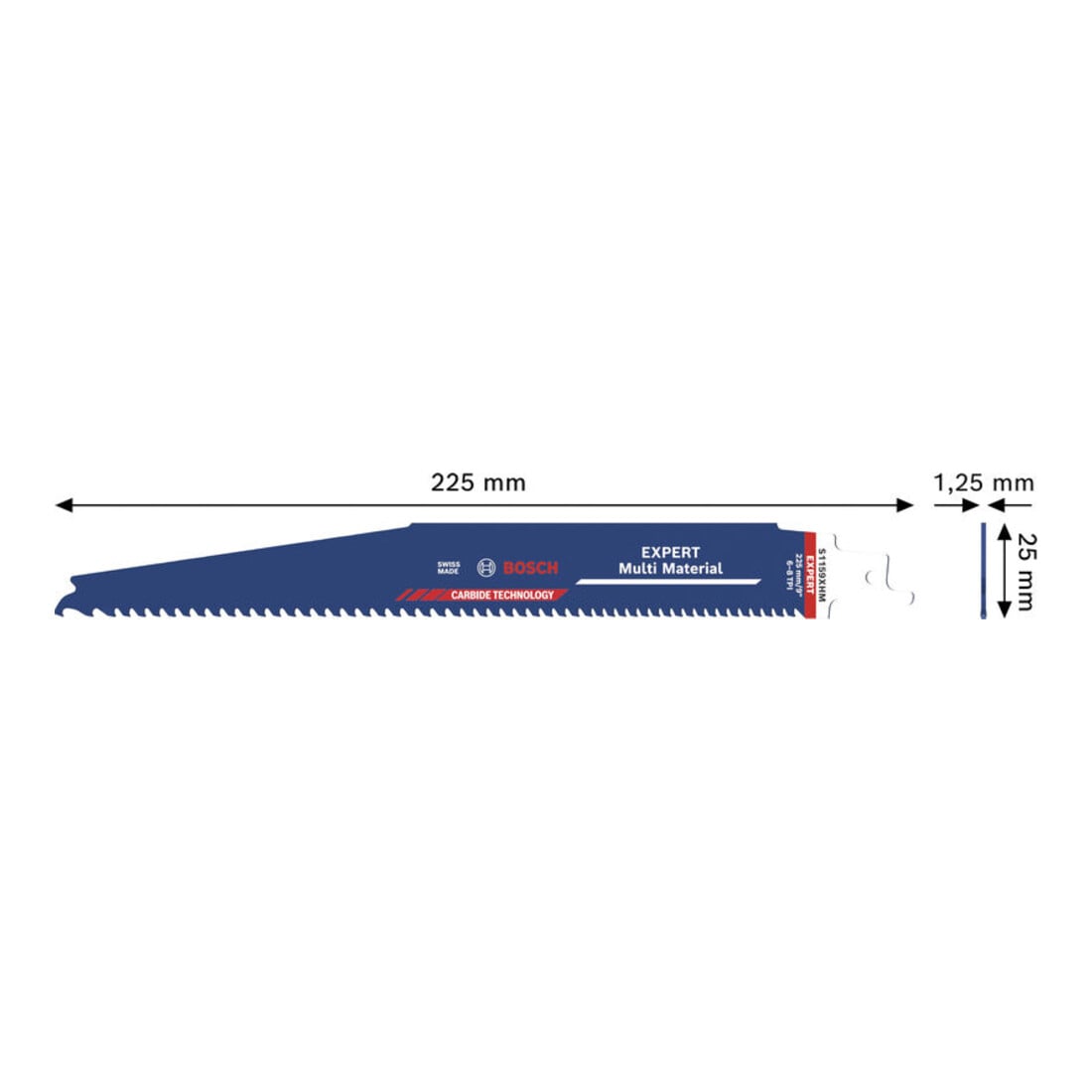 Bosch EXPERT Multi Material S1159XHM Säbelsägeblatt