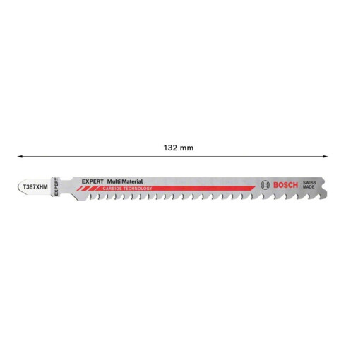 Bosch EXPERT Multi Material T 367 XHM Stichsägeblatt 3 Stück für Stichsägen