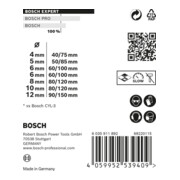 Bosch EXPERT MultiConstruction CYL-9 Bohrer-Set 4/5/6/6/8/10/12mm 7-tlg. für Dreh- und Schlagbohrer