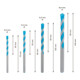 Bosch EXPERT MultiConstruction CYL-9 boorbit set 4/5/6/8mm 4 st. voor rotatie- en percussieboormachines-4