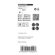 Bosch EXPERT MultiConstruction CYL-9 boorgarnituur, 4/5/6/8 mm, 4 st. voor roterende en percussieboren