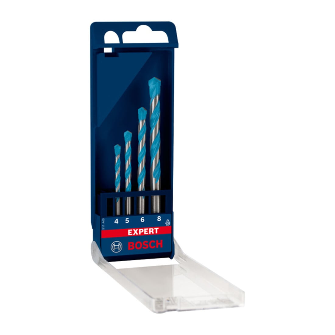 Bosch EXPERT MultiConstruction CYL-9 jeu de forets, 4/5/6/8 mm, 4 pcs. Pour les perceuses rotatives et à percussion