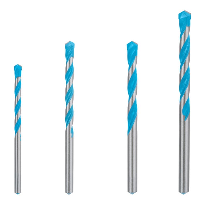 Bosch EXPERT MultiConstruction CYL-9 jeu de forets, 5.5/6/7/8 mm, 4 pcs... Pour les perceuses rotatives et à percussion