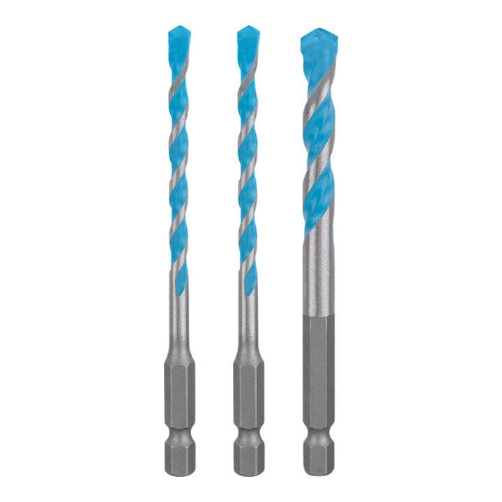 Bosch EXPERT MultiConstruction HEX-9 boren set 5/6/8mm 3-delig voor rotatie- en percussieboormachines.