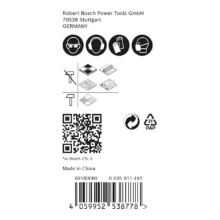 Bosch Expert MultiConstruction HEX-9 perceuse, 5/6/8 mm