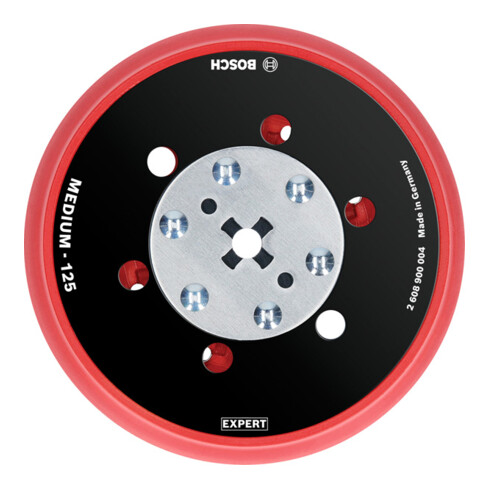 Bosch EXPERT Multigat (EXPERT Multiloch) Universele steunschijf 125mm medium voor excentrische schuurmachines