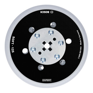 Bosch EXPERT Multigat (EXPERT Multiloch) Universele steunschijf 125mm zacht voor excentrische schuurmachine